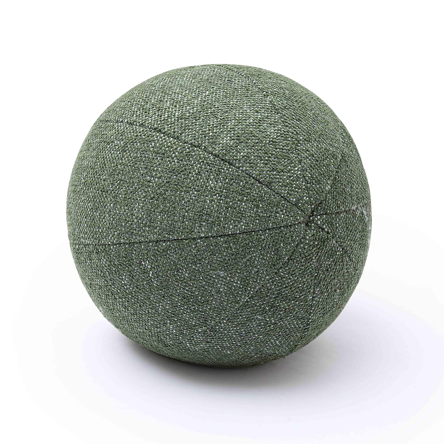 Boba Forest Green Textured Basketweave 9 inch Pillow