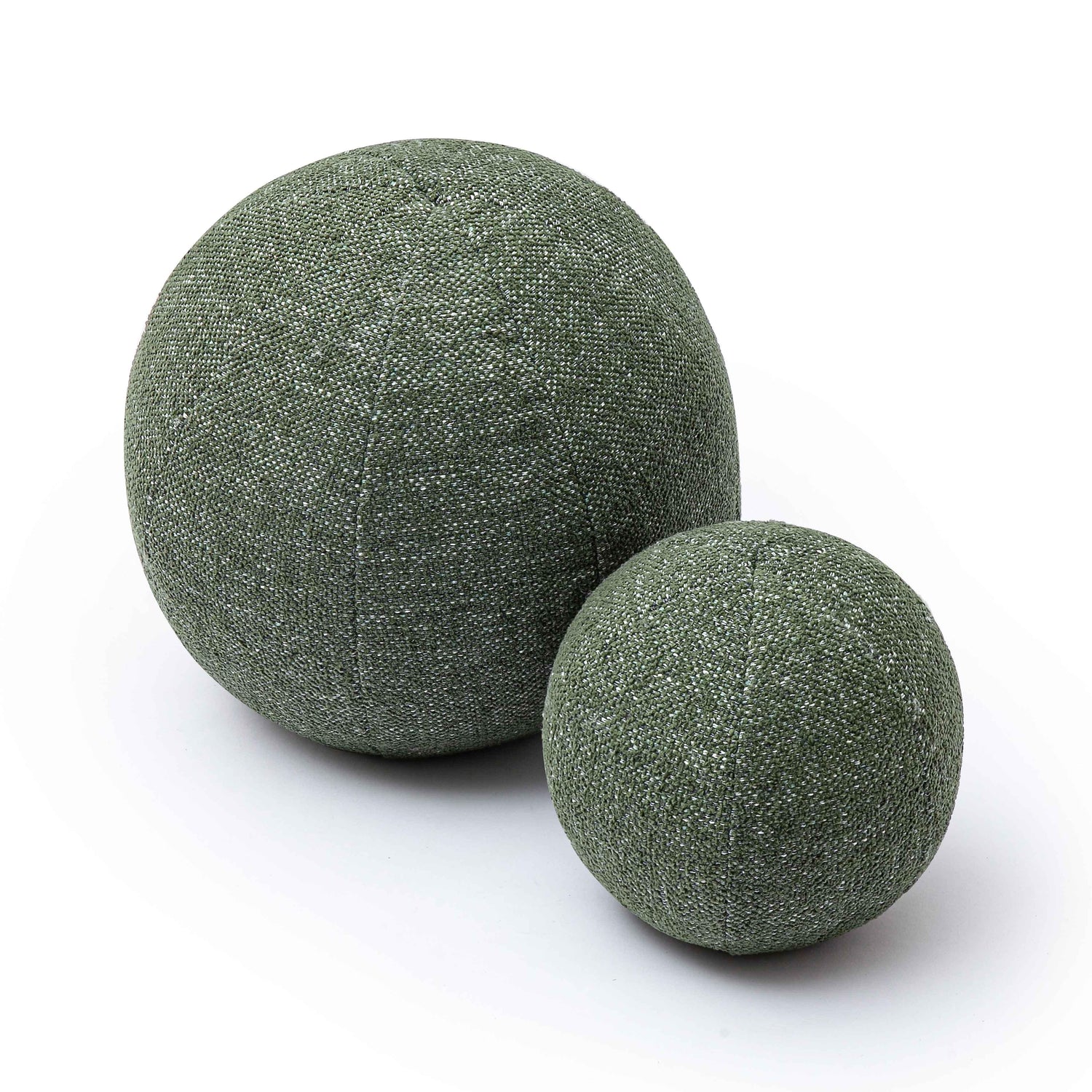 Boba Forest Green Textured Basketweave 9 inch Pillow