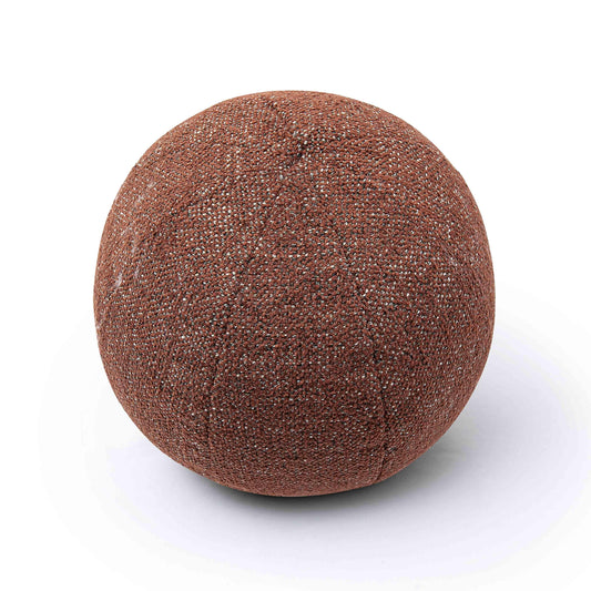 Boba Red Sedona Textured Basketweave 14 inch Pillow