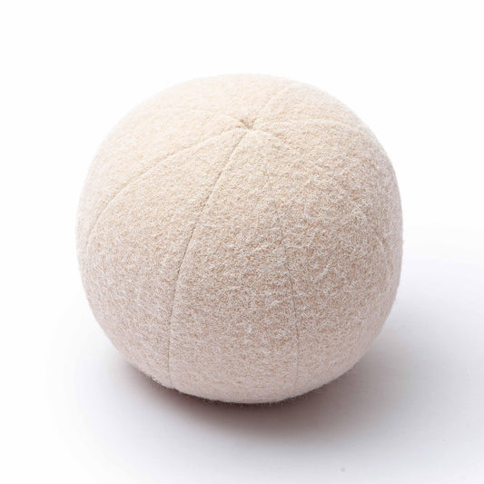 Boba Rose-Tan Long Mohair 14 inch Pillow