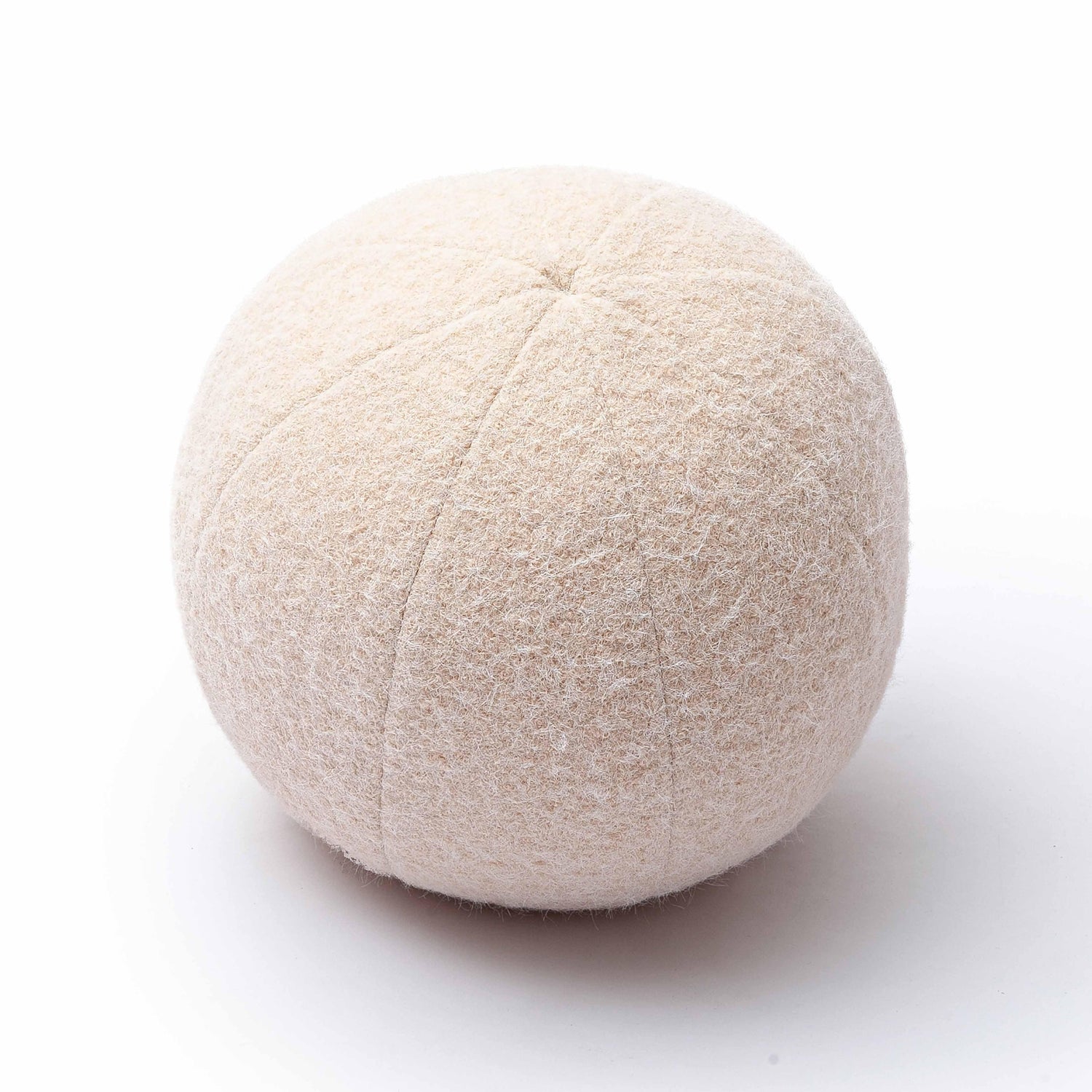 Boba Rose-Tan Long Mohair 9 inch Pillow