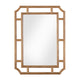 Cienna 24"x32" Natural Rattan Wall Mirror