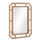 Cienna 24"x32" Natural Rattan Wall Mirror