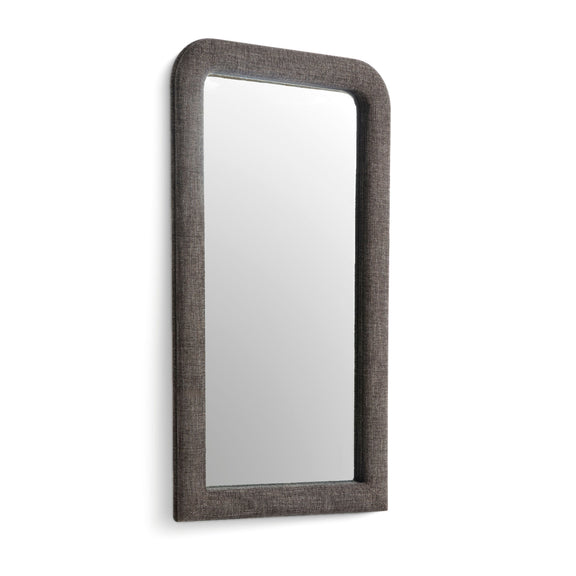Heidi 43"X78" Upholstered Oversized Floor Mirror - Espresso