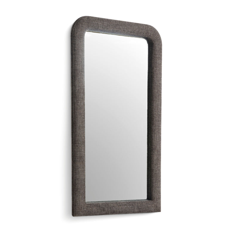 Heidi 43"X78" Upholstered Oversized Floor Mirror - Espresso