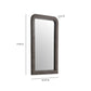 Heidi 43"X78" Upholstered Oversized Floor Mirror - Espresso