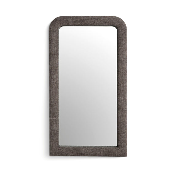 Heidi 43"X78" Upholstered Oversized Floor Mirror - Espresso