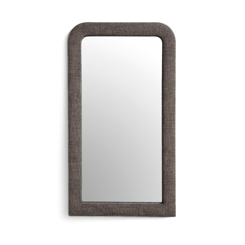 Heidi 43"X78" Upholstered Oversized Floor Mirror - Espresso