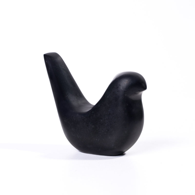 Black Marble Bird Statue