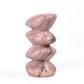 Marble Pink Cairn Decorative Object