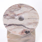 Marble White Brown Balanced Candle Holder