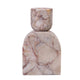 Marble White Brown Foundation Candle Holder