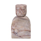 Marble White Brown Foundation Candle Holder