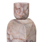 Marble White Brown Foundation Candle Holder