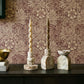 Marble White Brown Stacked Candle Holder