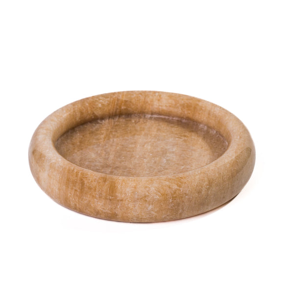 Marble Round Edged Catch-All - Onyx