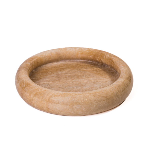 Marble Round Edged Catch-All - Onyx