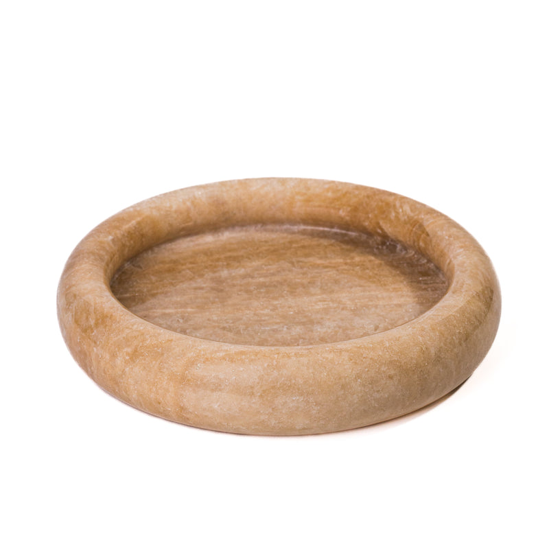 Marble Round Edged Catch-All - Onyx