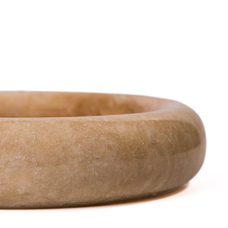 Marble Round Edged Catch-All - Onyx