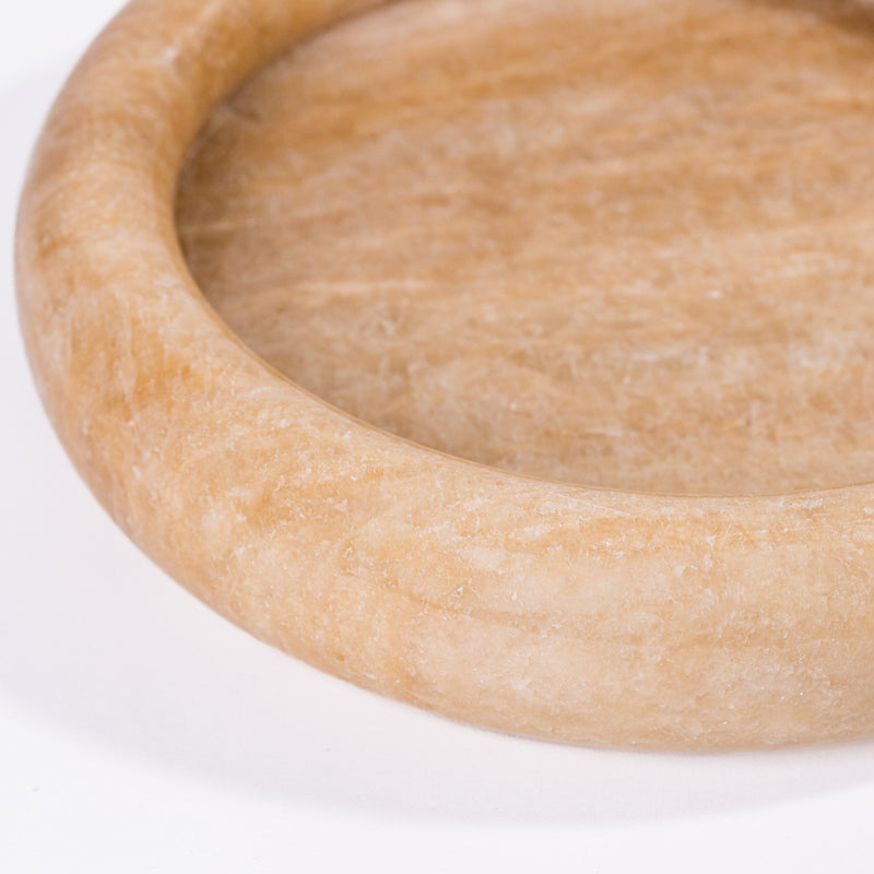 Marble Round Edged Catch-All - Onyx