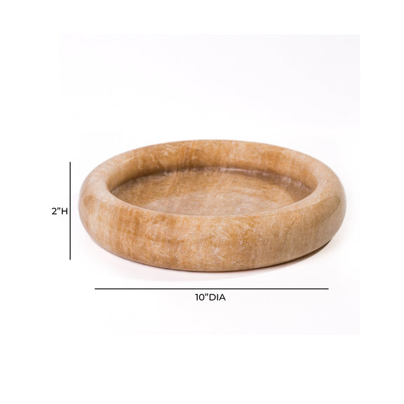 Marble Round Edged Catch-All - Onyx