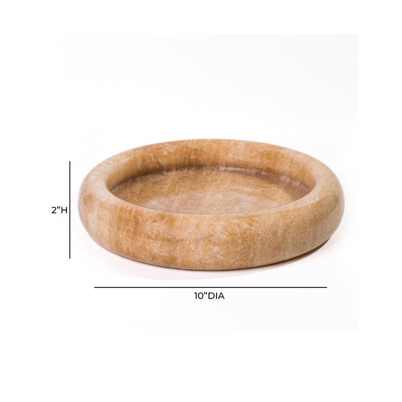 Marble Round Edged Catch-All - Onyx