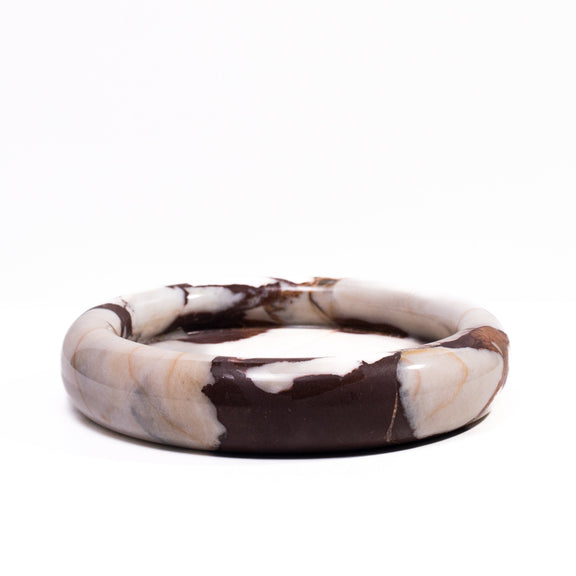 Marble Round Edged Catch-All - Breccia