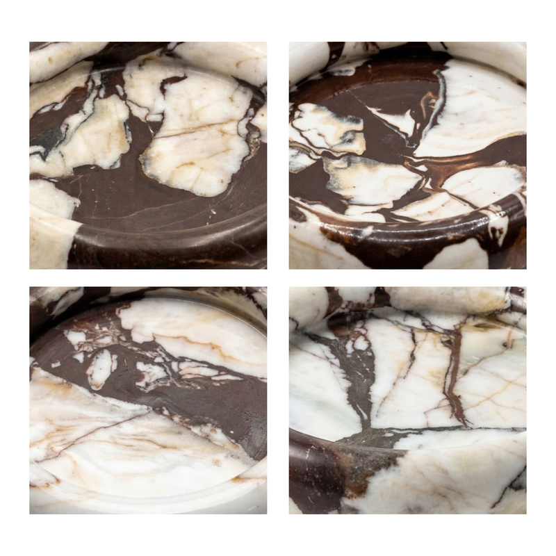 Marble Round Edged Catch-All - Breccia