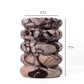 Marble Layered Decorative Vase - Breccia