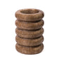 Marble Layered Decorative Vase - Brown