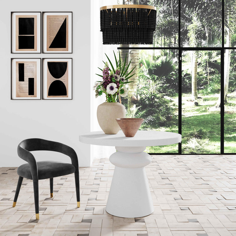 Lupita White 42 inch Dinette Table