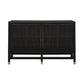 Amara Charcoal Woven Rattan Buffet