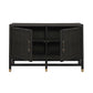 Amara Charcoal Woven Rattan Buffet