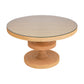 Apollonia 51" Natural Rattan Round Dining Table