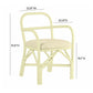 Ginny Cream Rattan Dining Chair