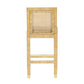Amara Cream Linen Counter Stool