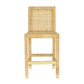Amara Cream Linen Counter Stool