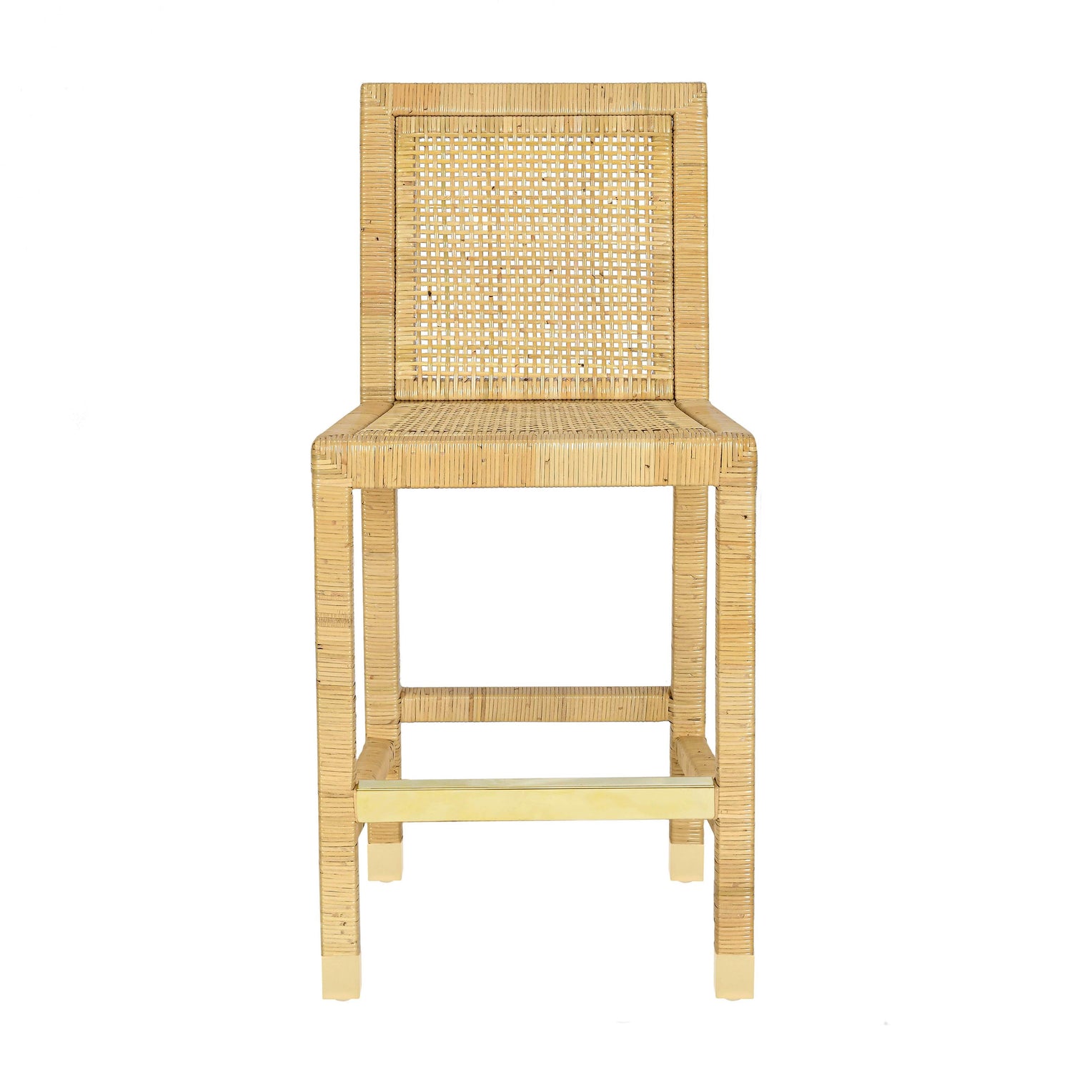 Amara Cream Linen Counter Stool