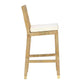 Amara Cream Linen Barstool