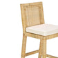 Amara Cream Linen Barstool