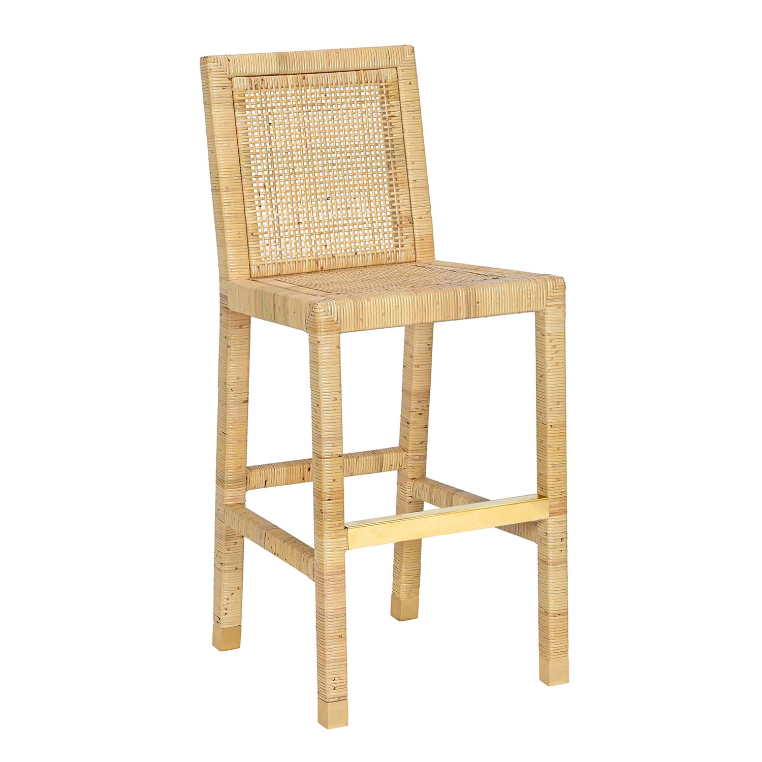 Amara Cream Linen Barstool