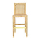 Amara Cream Linen Barstool