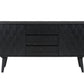 Valentina 59" Black Acacia Buffet