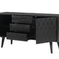 Valentina 59" Black Acacia Buffet
