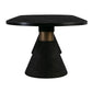 Rishi Black Rope Oval Table