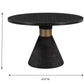Rishi Black Rope Round Table