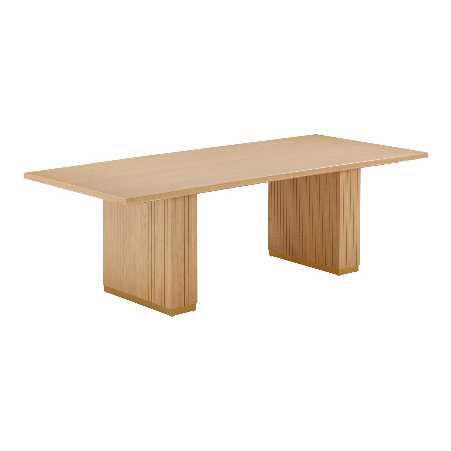 Chelsea Natural Oak Wood 96 inch Rectangular Dining Table