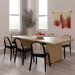 Chelsea Natural Oak Wood 96 inch Rectangular Dining Table