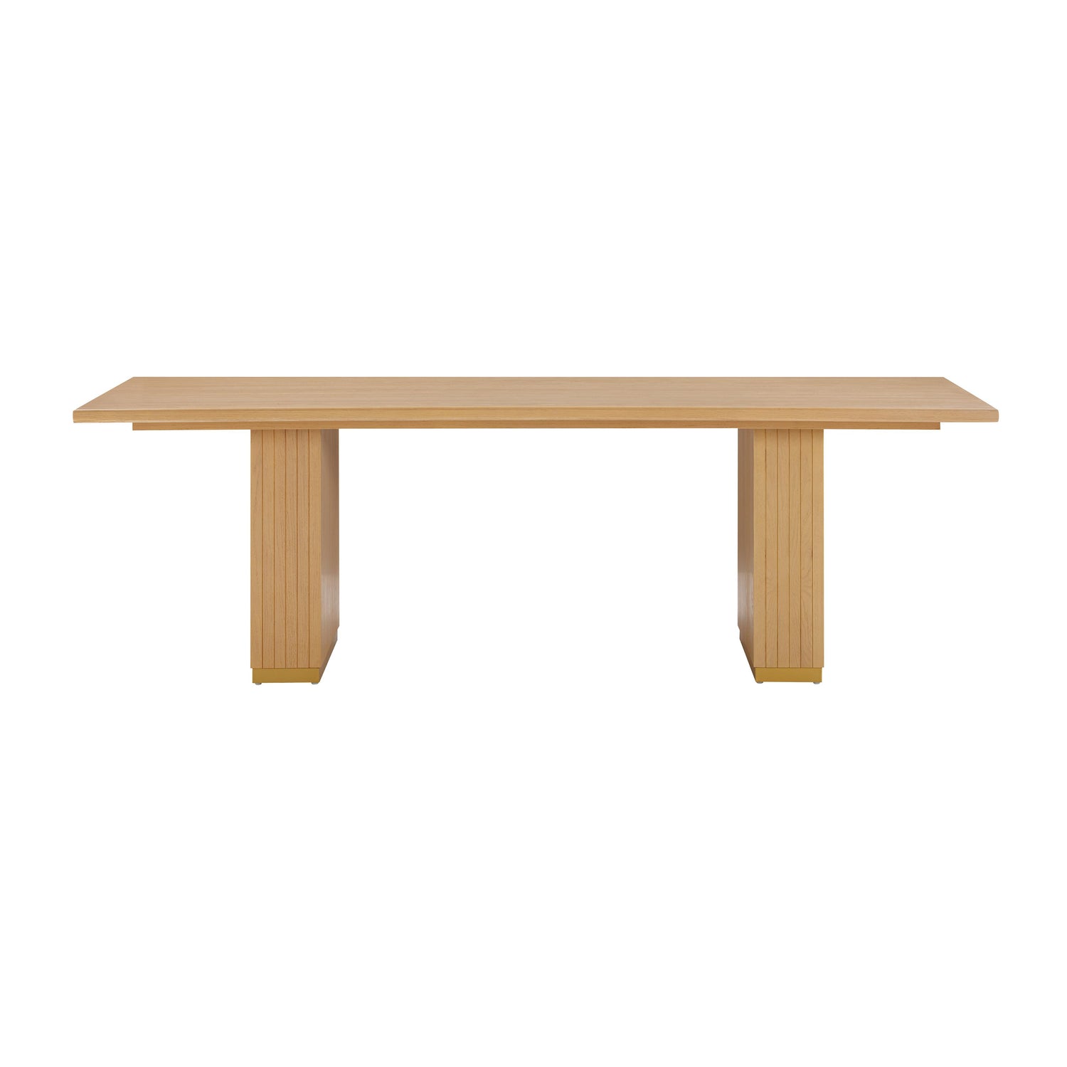 Chelsea Natural Oak Wood 96 inch Rectangular Dining Table