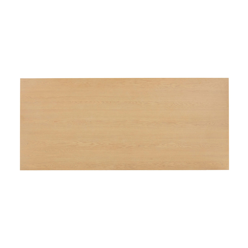 Chelsea Natural Oak Wood 96 inch Rectangular Dining Table